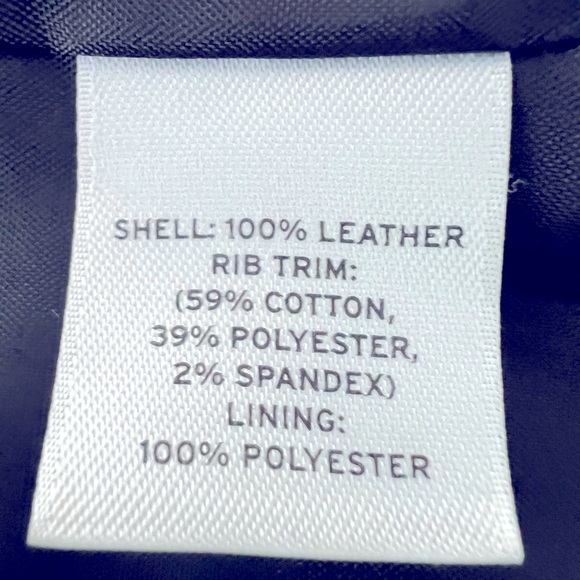 Nordstrom Halogen Leather zip Jacket size MP - Picture 9 of 9